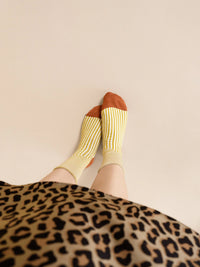 Corbusier Crew Socks | Citron
