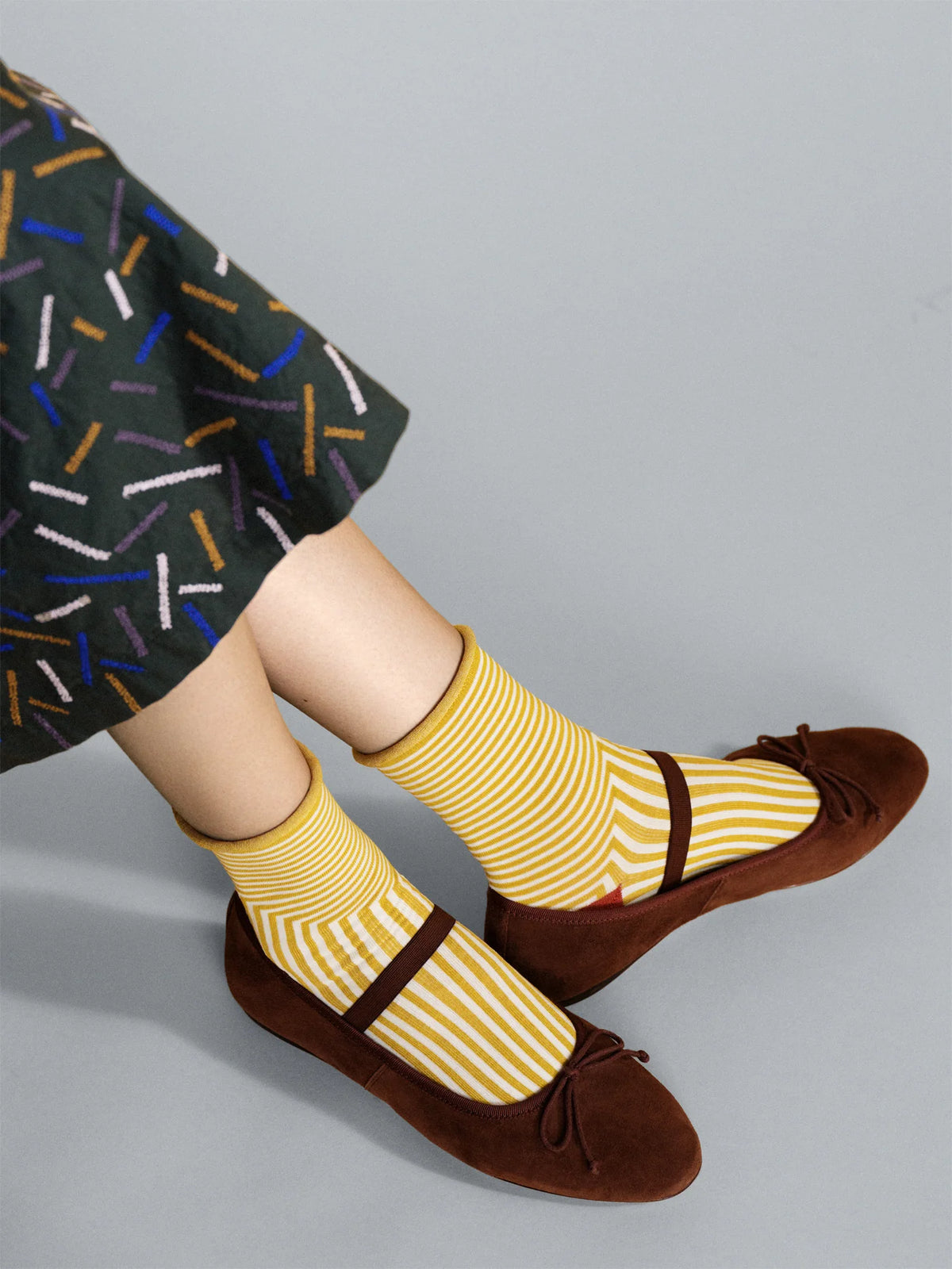 Corbusier Crew Socks | Citron