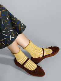 Corbusier Crew Socks | Citron