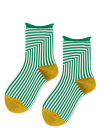 Corbusier Crew Socks | Green