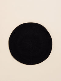 Cashmere Beret | Black