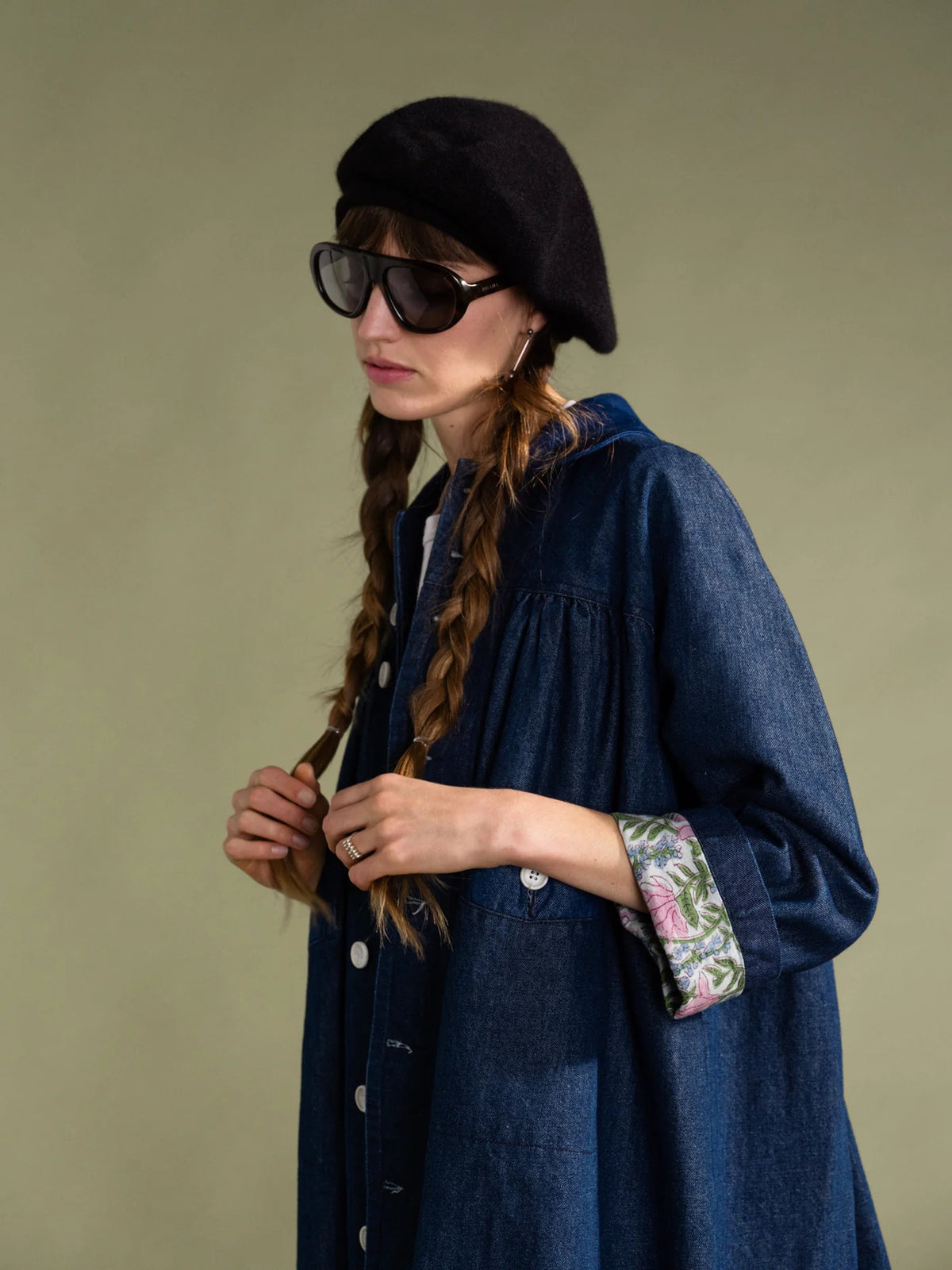 Cashmere Beret | Black