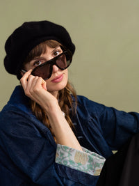 Cashmere Beret | Black