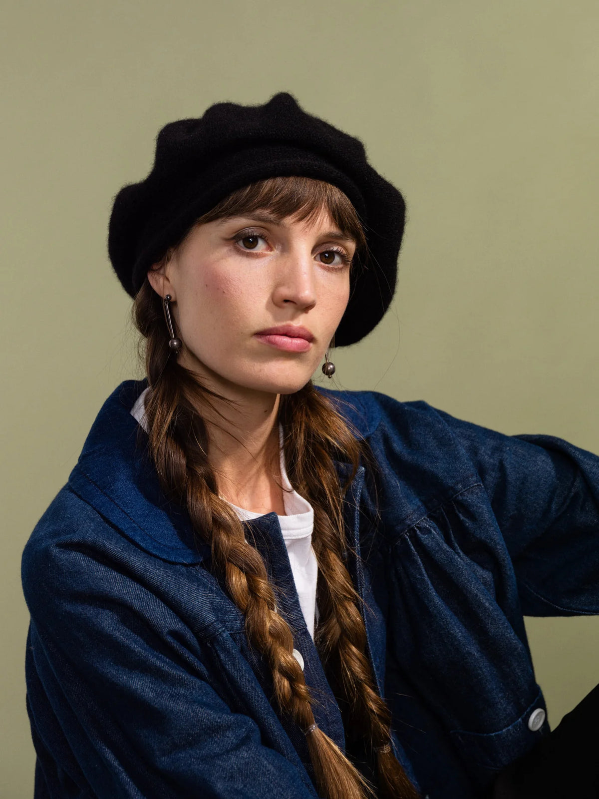Cashmere Beret | Black