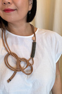 k(not) Belt + Necklace | Veg Tan