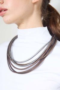 Life Necklace Round | Metallics