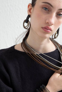 Life Necklace Round | Metallics