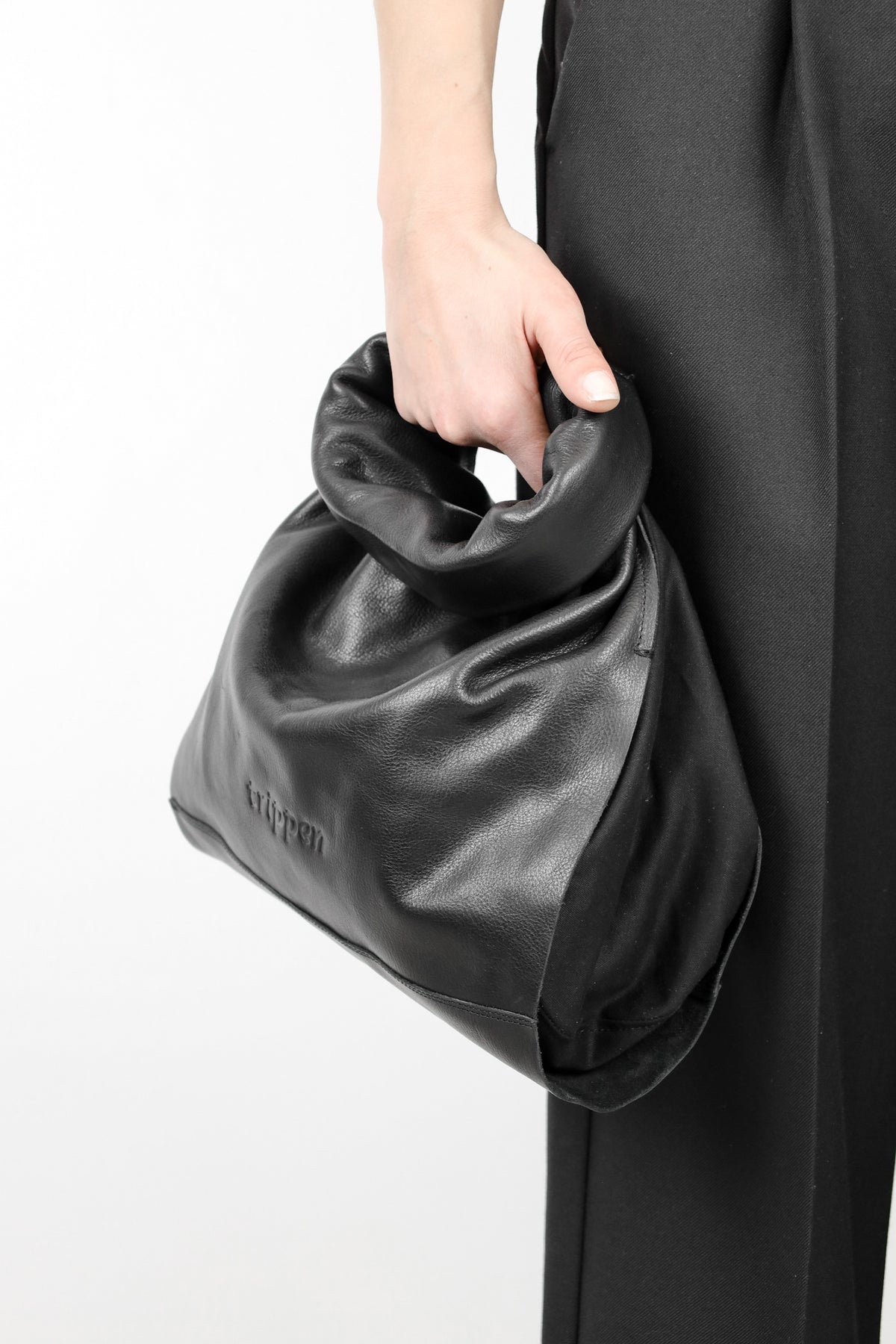 Trippen Small Oblo Bag | Black