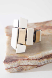 Piet Bracelet | Ivory Gold