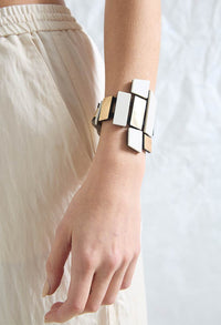 Piet Bracelet | Ivory Gold