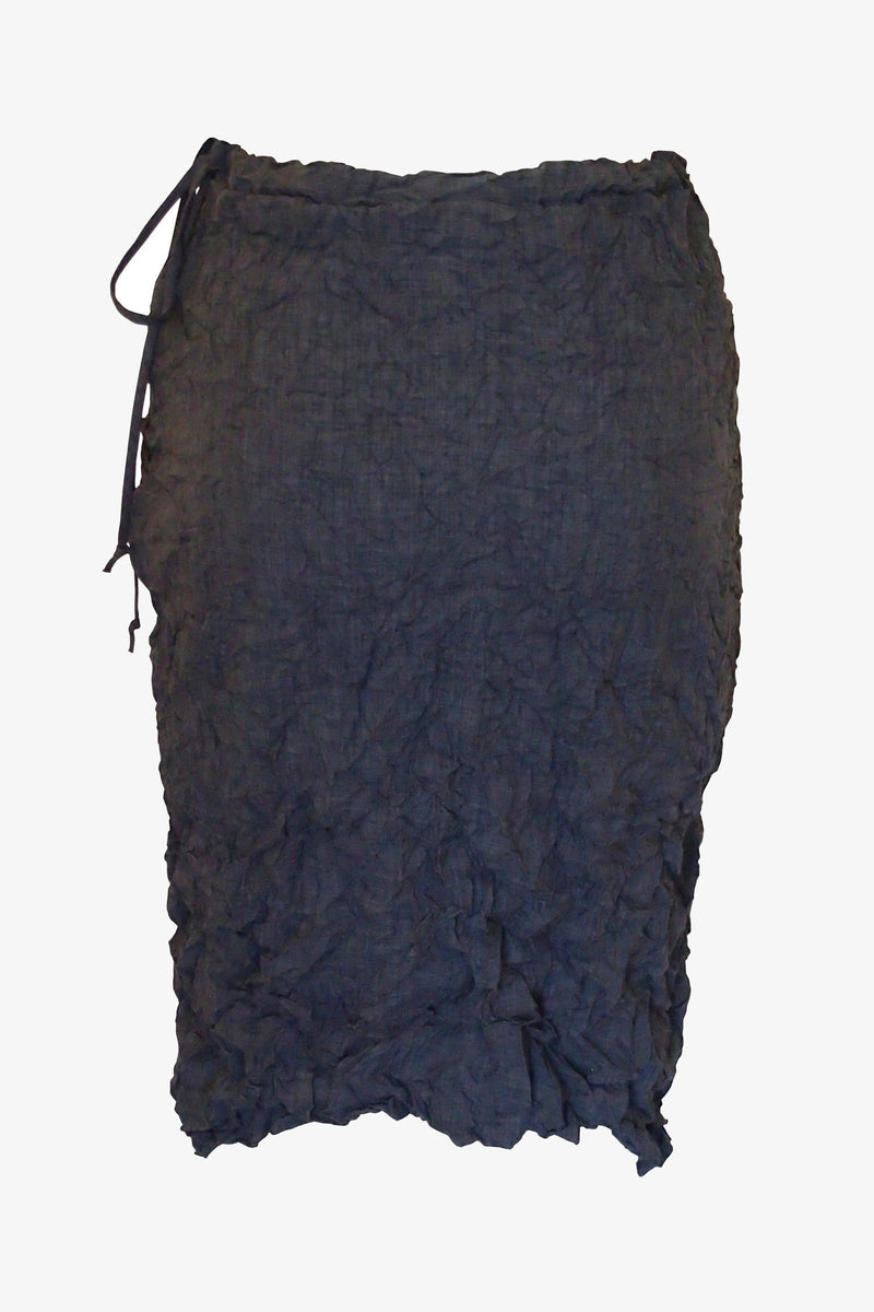 Moth Pencil Skirt | Charcoal