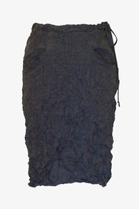 Moth Pencil Skirt | Charcoal