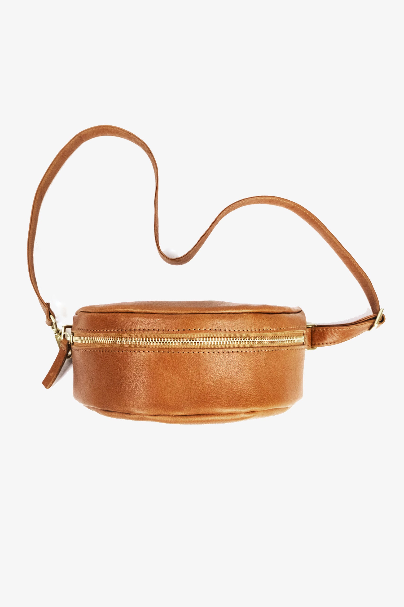 Leather Bum Bag | Cognac