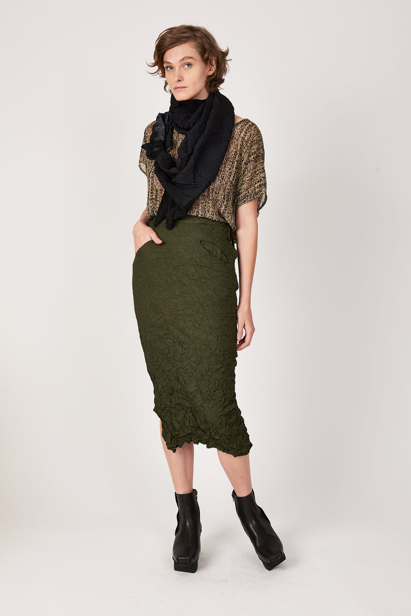 Olive Convertible Pencil Skirt