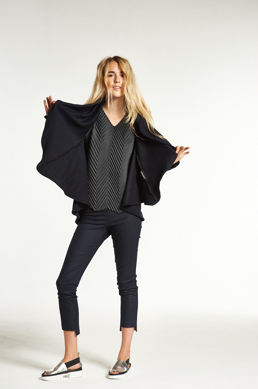 Chevron T-Shirt | Charcoal
