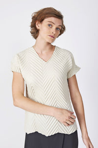 Chevron T-Shirt | Stone