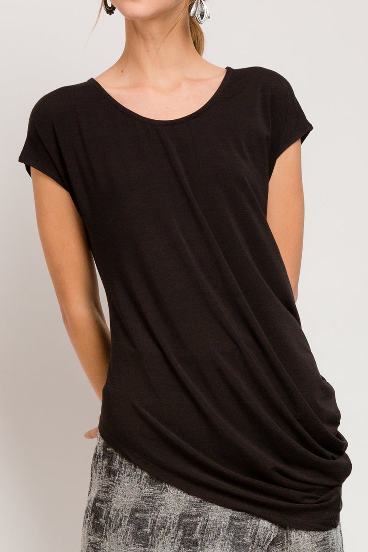 Curve Top in Black Bamboo