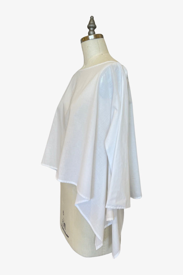 SALE Square Top | White Organic Batiste