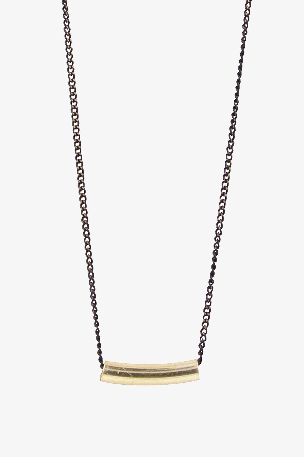 Freya Short Tube & Chain Necklace