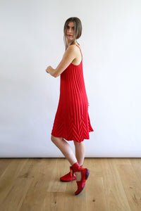 Sunburst Chevron Dress | Tomato