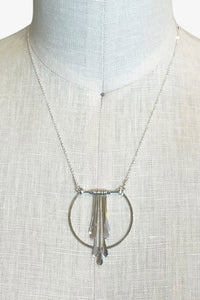 Crescent Cascade Necklace | Sterling Silver