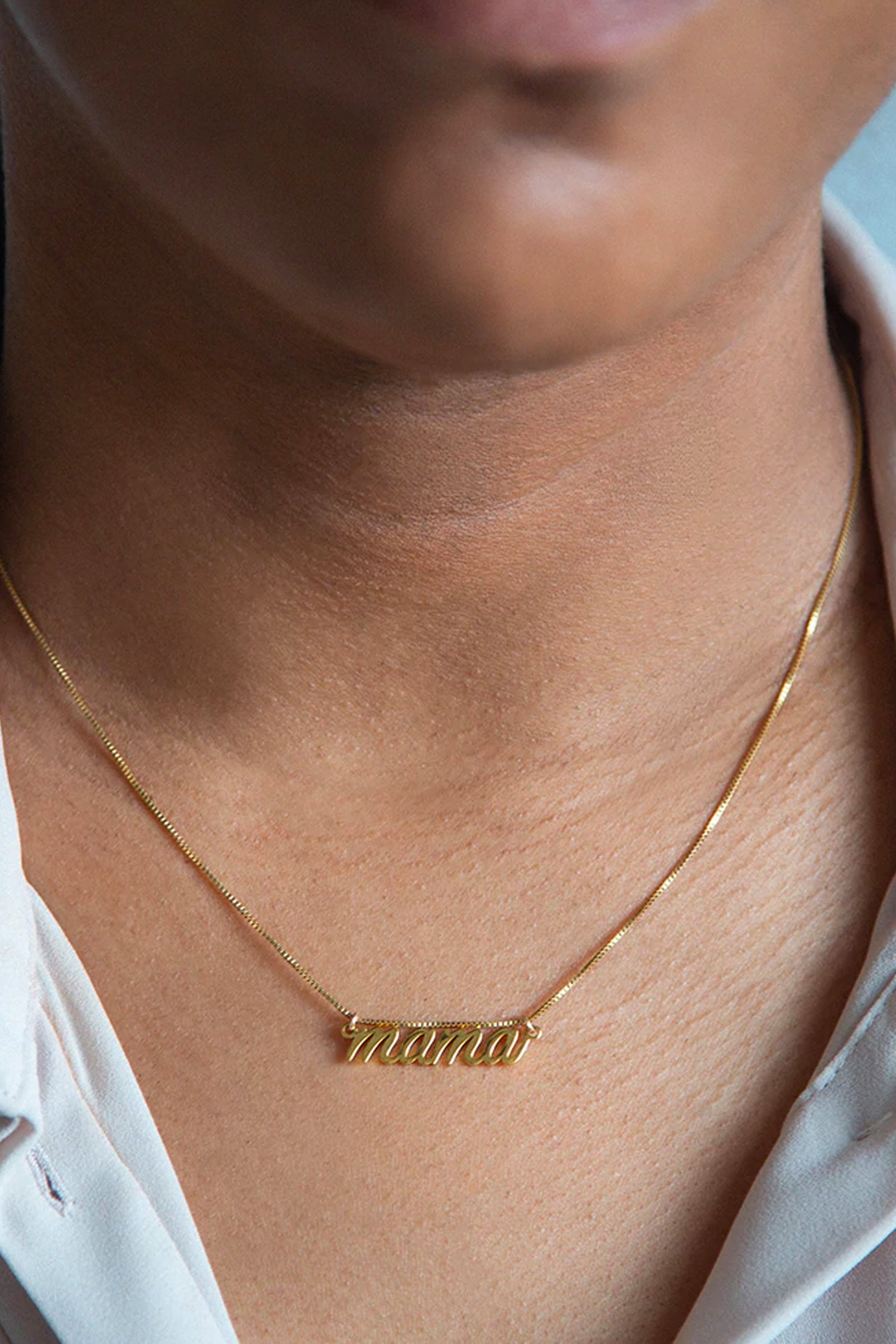 Personalised Name Necklace in 18 Karat Gold | Noa fine jewellery – NOA fine  jewellery