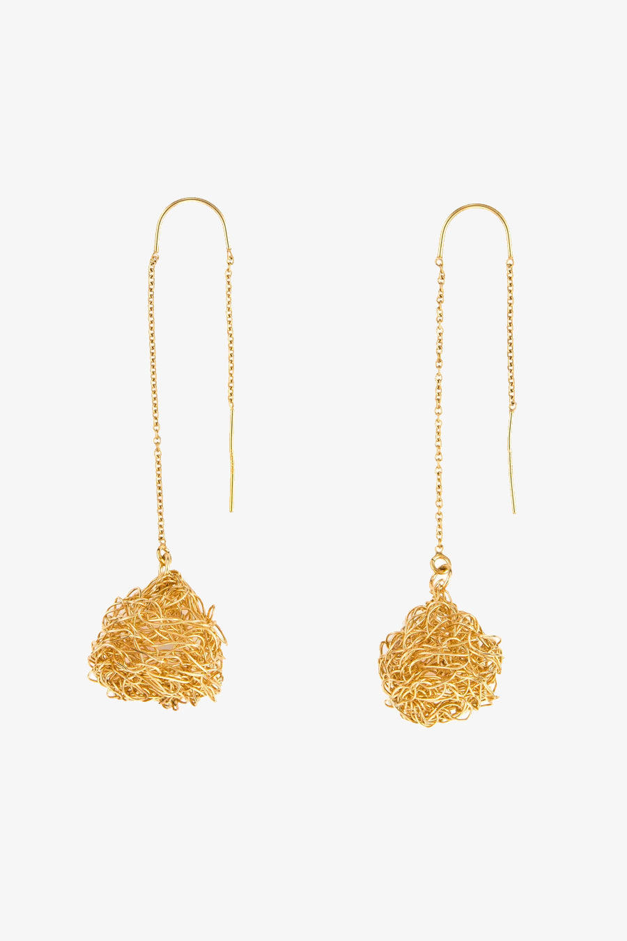 Kisses Threader Earrings | Gold Fill