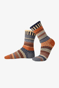 Mismatched Cotton Crew Socks | Nutmeg