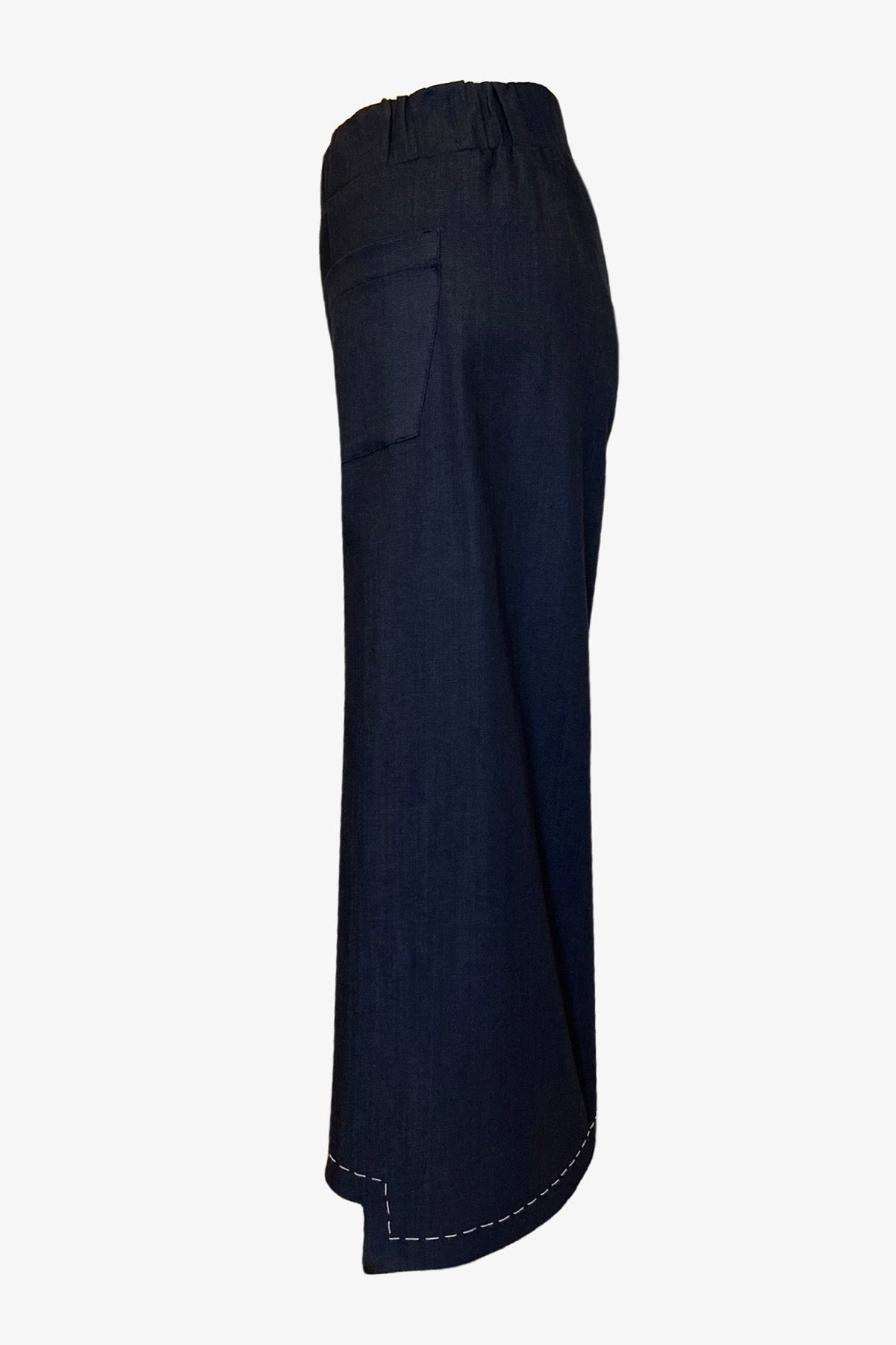 Step Stitch Crop Pants V2 | Dark Denim