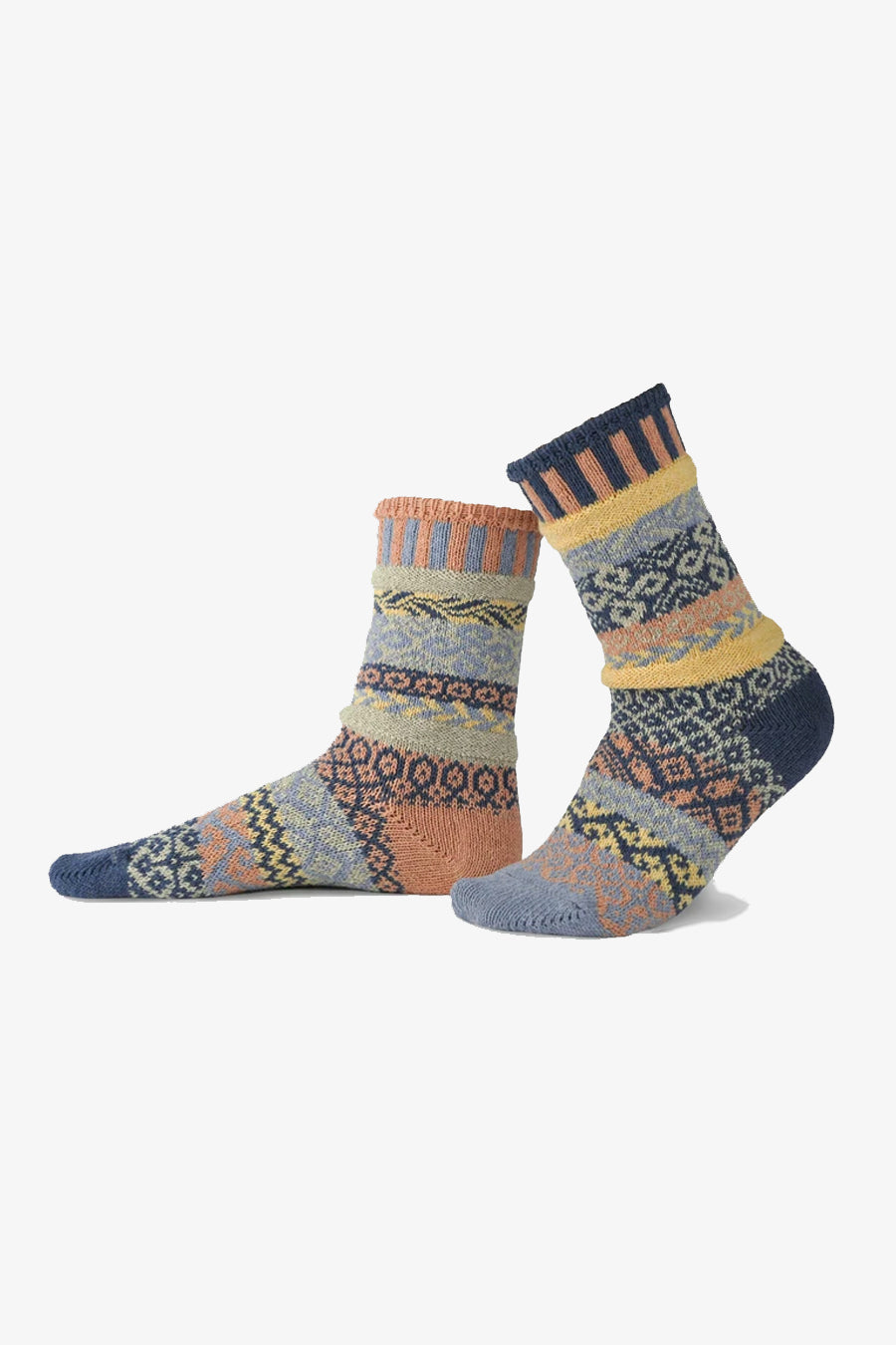 Mismatched Cotton Crew Socks | Mirage