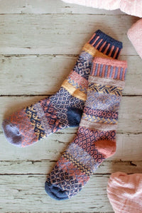 Mismatched Cotton Crew Socks | Mirage