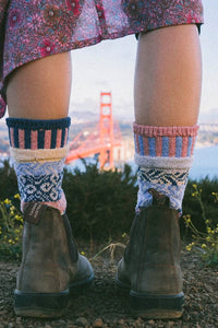 Mismatched Cotton Crew Socks | Mirage