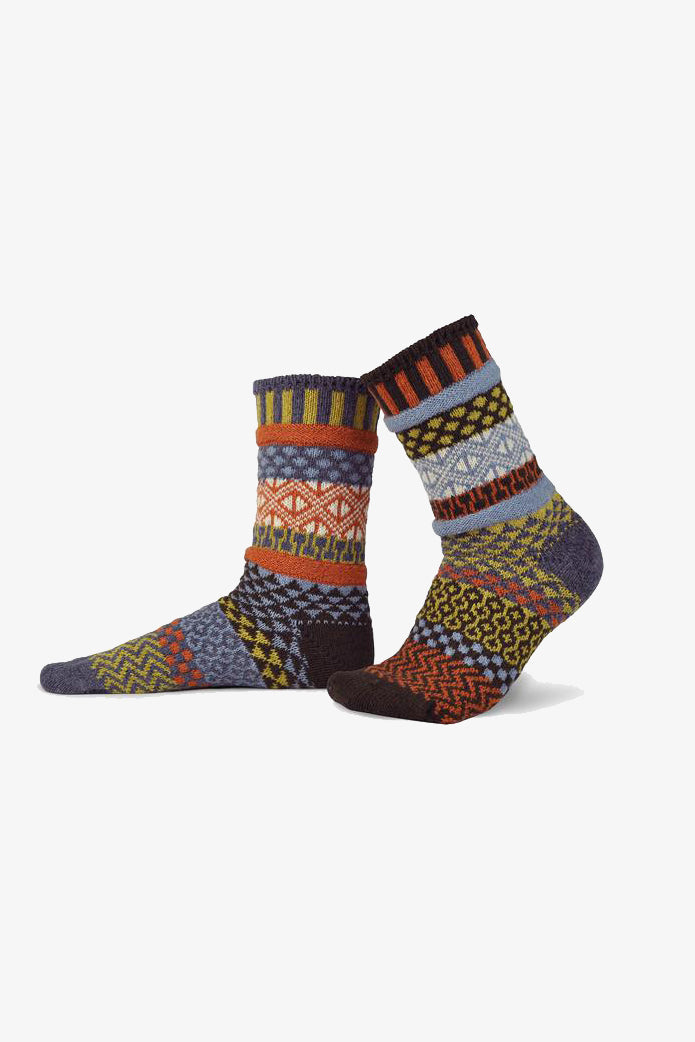 Mismatched Wool Crew Socks | Ponderosa