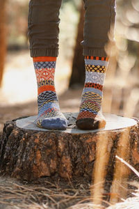 Mismatched Wool Crew Socks | Ponderosa