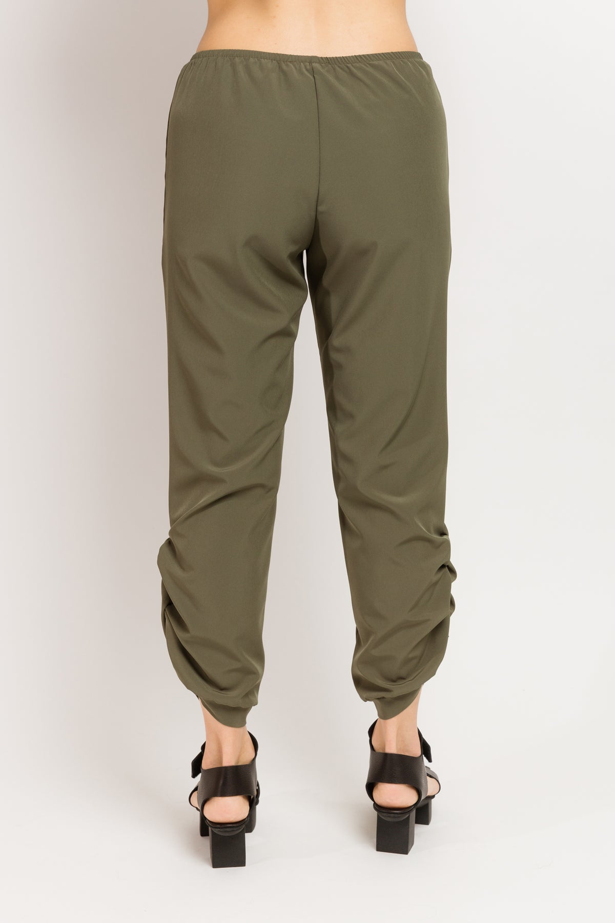 Caterpillar Pants in Olive Techno Stretch