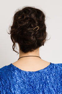 Hair Pin | Hammered Brass