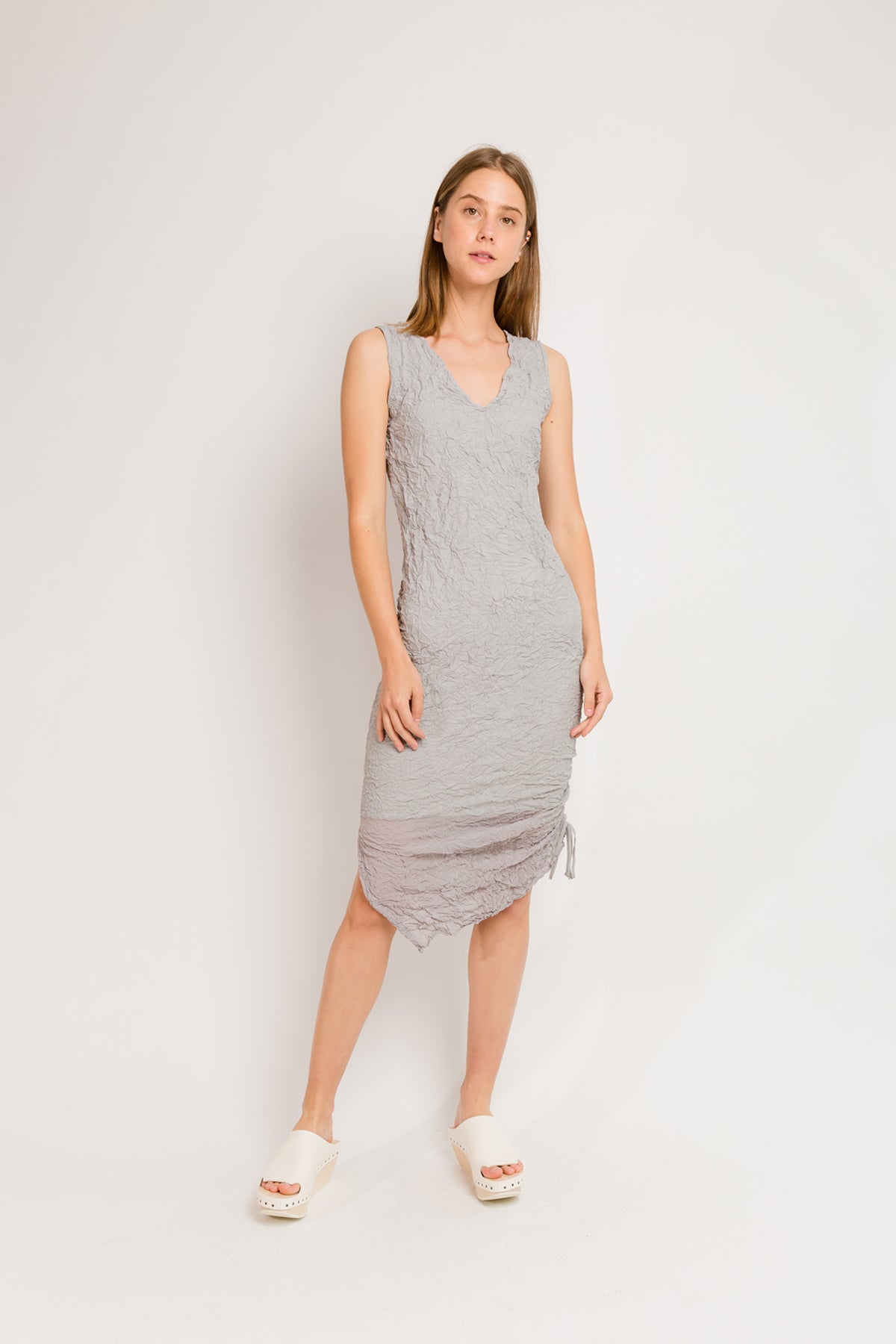 Moth Chrysalis Dress | Grey
