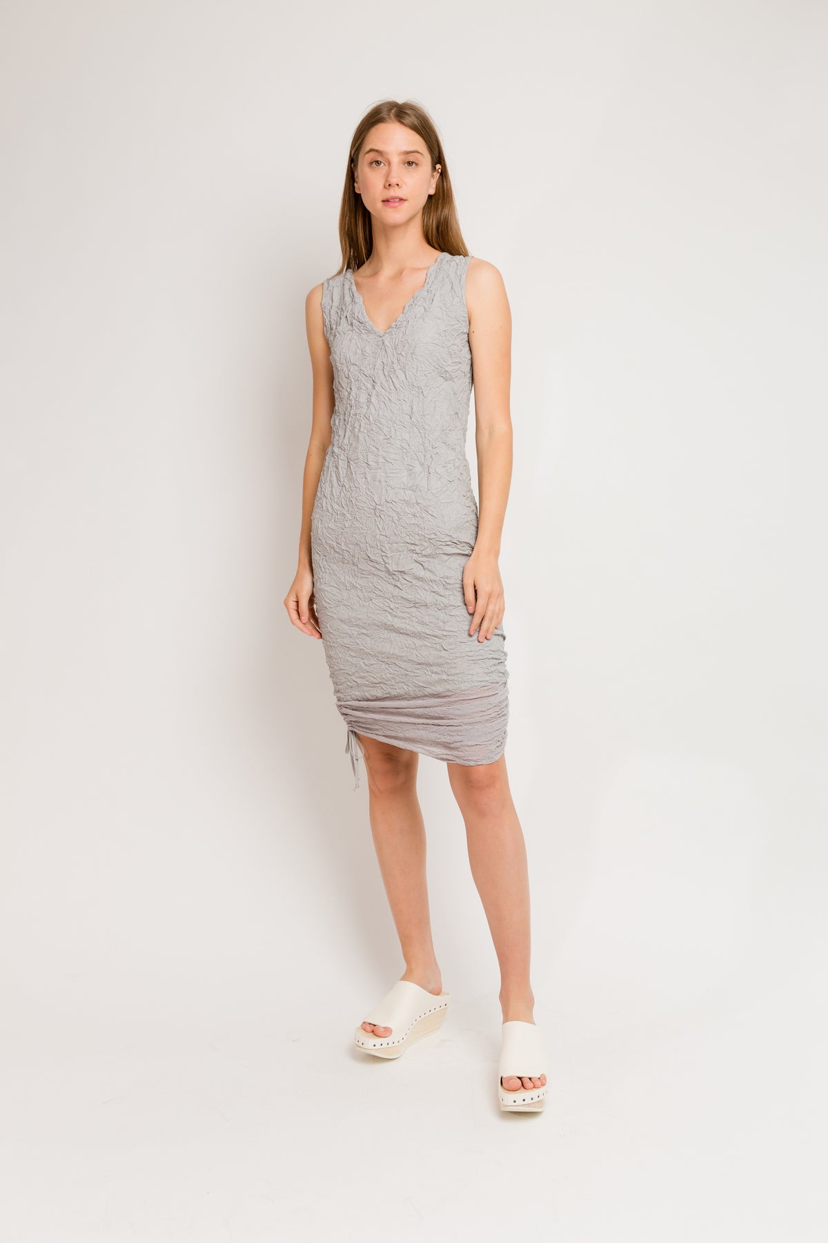 Moth Chrysalis Dress | Grey