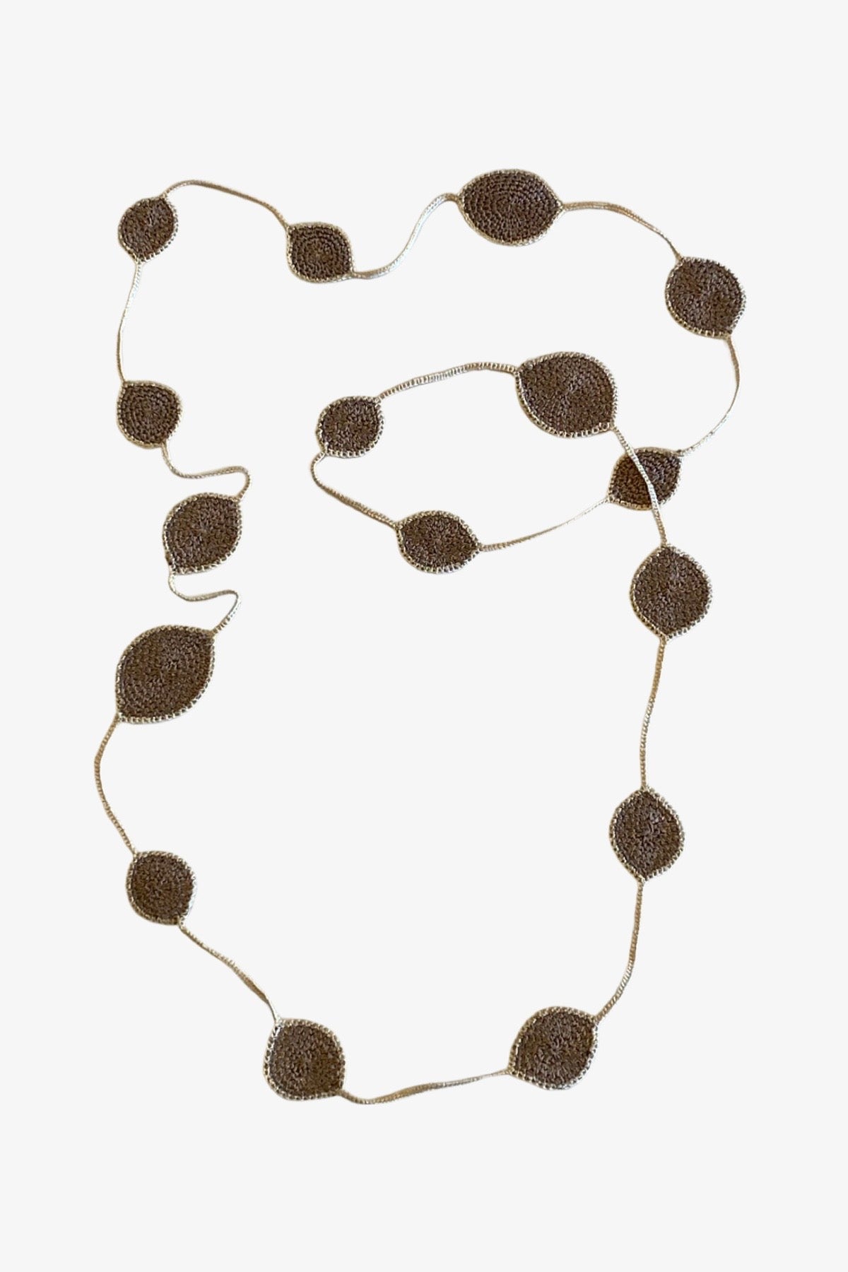 Mini Oval Leaf Necklace