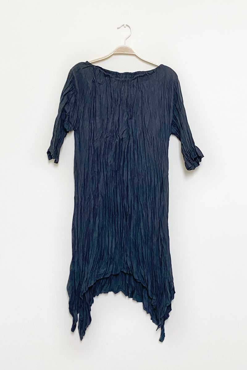 Twisted Lava Dress | Charcoal